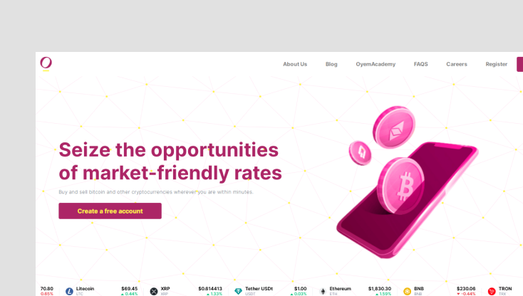 Oyemexchange Project
